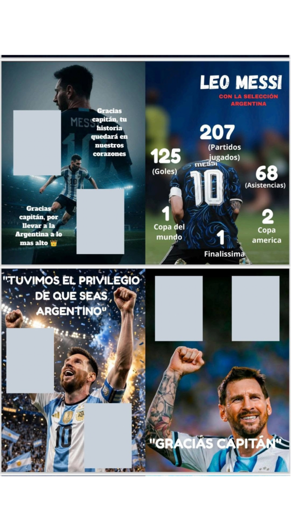 Producto - ÁLBUM DE FIGURITAS GRACIAS MESSI - 3