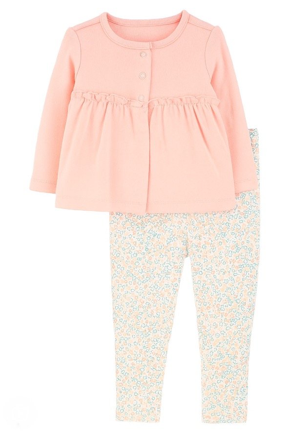 Producto - Saquito algodon liviano + pantalón algodon 84