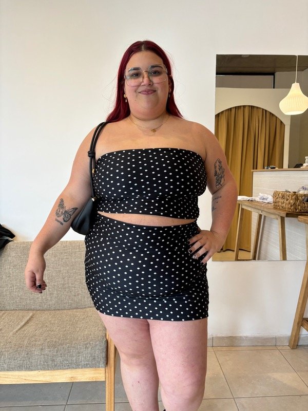 Producto - Mini lunares negra