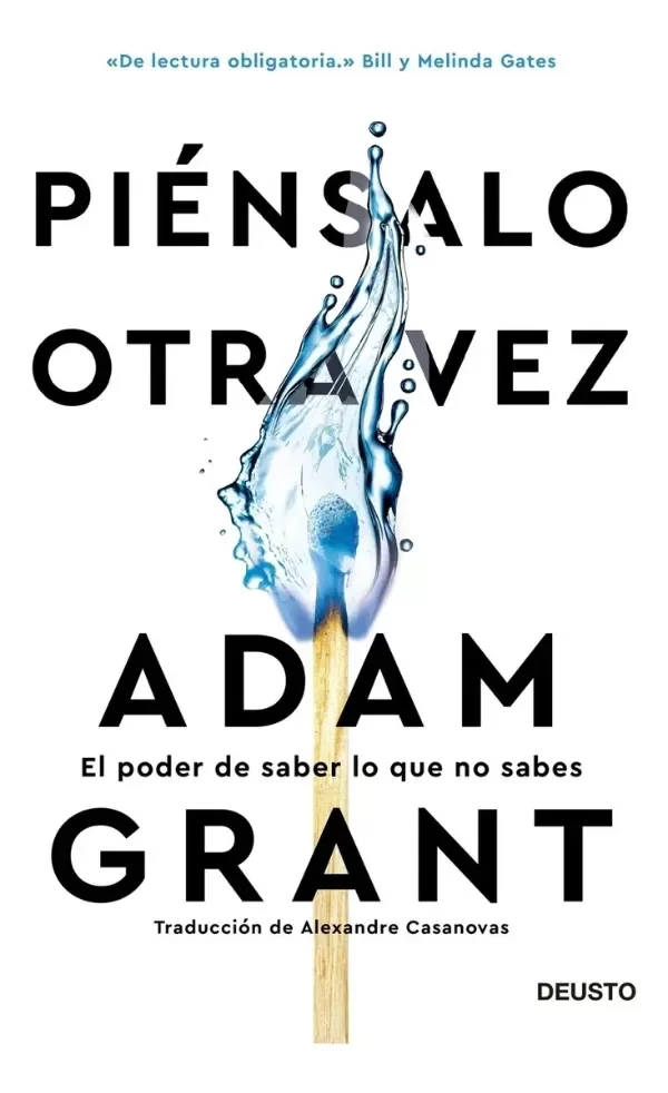 Producto - Piénsalo otra vez - Adam Grant