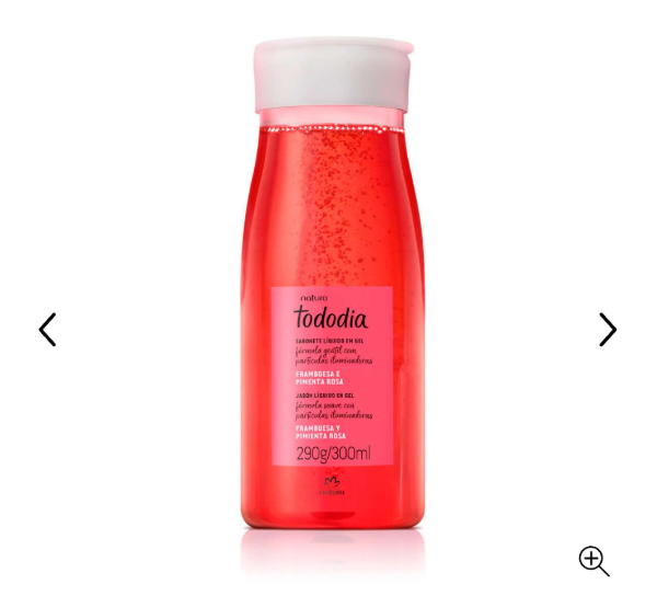 Producto - jabón liquido corporal 300ml - frambuesa y pimienta rosa