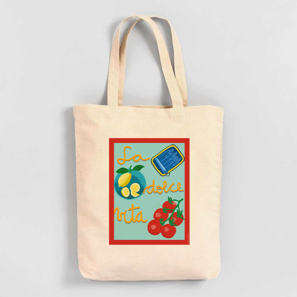 Producto - La Dolce Vita fondo celeste