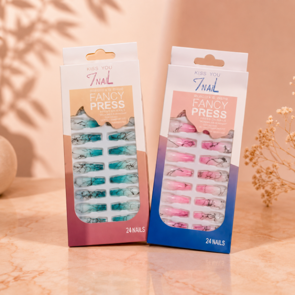 Producto - UÑA POSTIZAS FANCY PRESS X24 PCS WH772-8