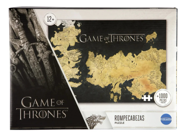 Producto - Puzzle Game Of Thrones Mapa - Vulcanita 1000 Pzs -