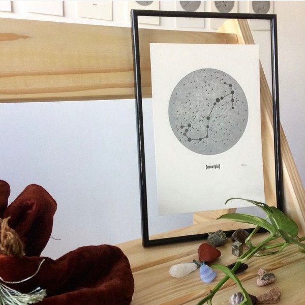 Producto - Lámina Constelación Escorpio