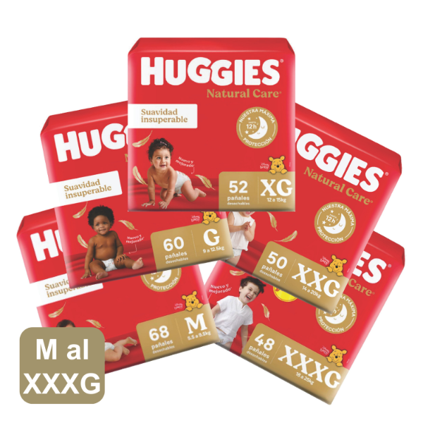 Producto - HUGGIES NATURAL CARE - 5 TALLES