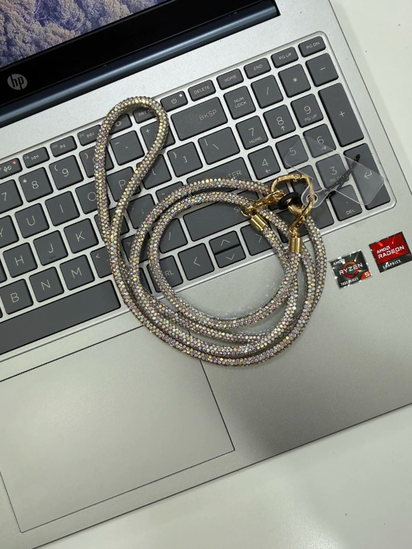 Producto - CORREA BRILLO LARGA PLATEADA