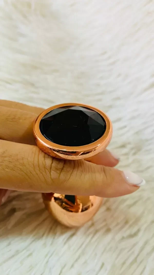 Producto - BUT ROSE GOLD PLUG MEDIUM DIAMOND BLACK - 2