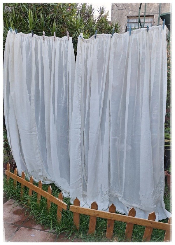 Producto - Cortinas Vintage Volie 2 paños