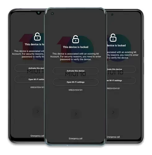 Producto - eliminar cuenta xiaomi(estado limpio)