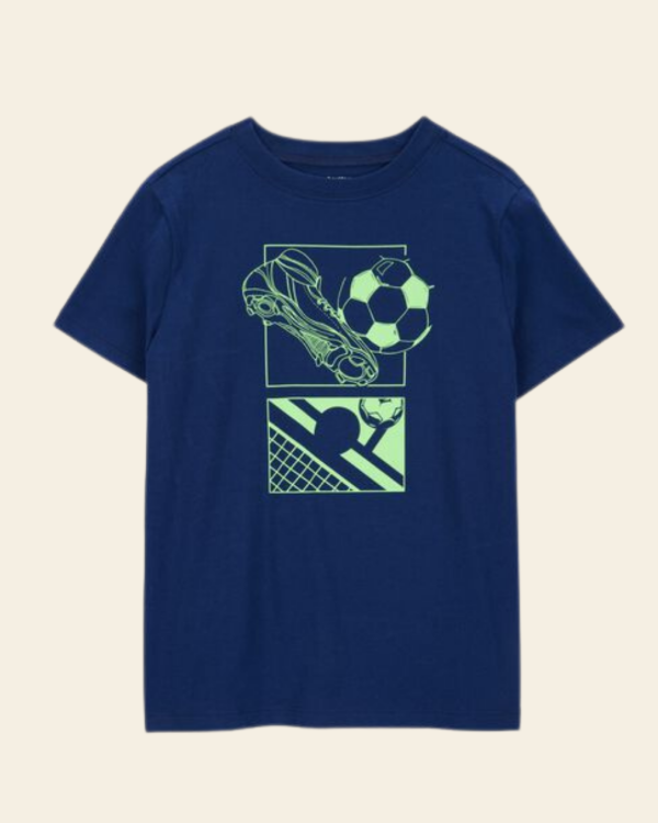 Producto - Remera OshKosh estampa fútbol