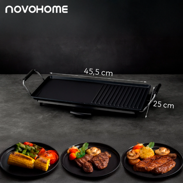 Producto - Parrilla Grill Eléctrica -2000w -Antiadherente -5 Niv -Novohome (NH-GR70) - 5