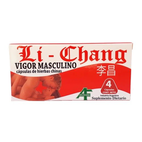 Producto - Li chang vigorizante masculino x4 natural .