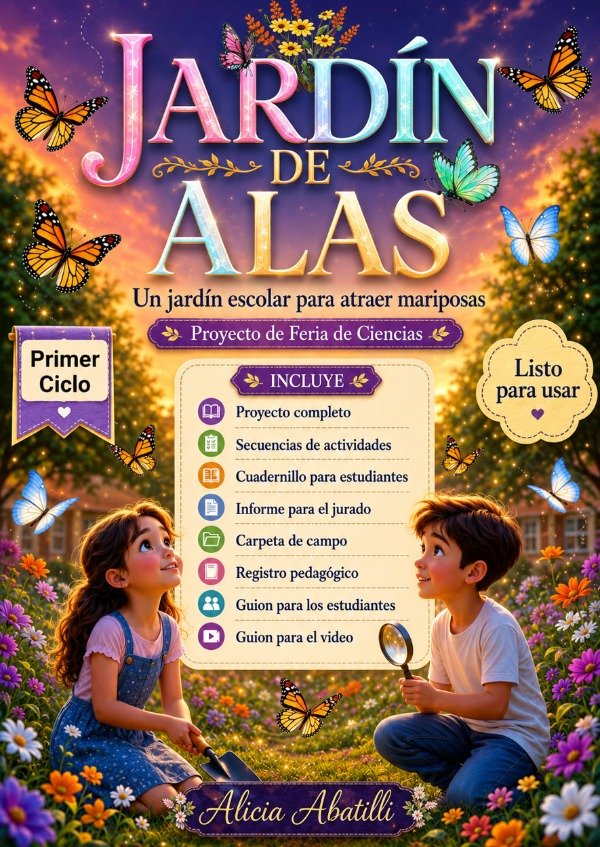 Producto - Feria de Ciencias - JARDÍN DE ALAS (Primer Ciclo, adaptable a Inicial)