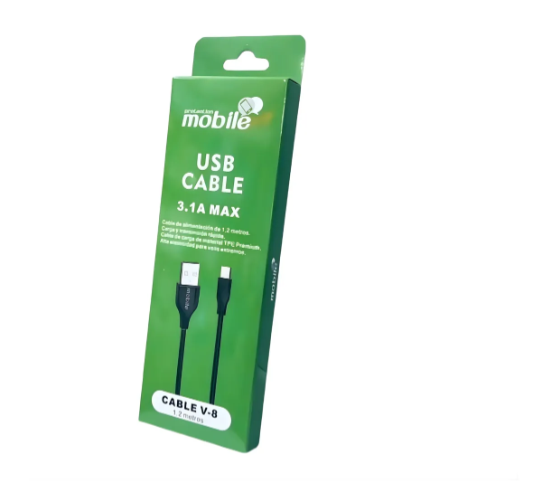 Producto - Cable de carga MOBILE USB a MICRO 3.1 de 1.2mts