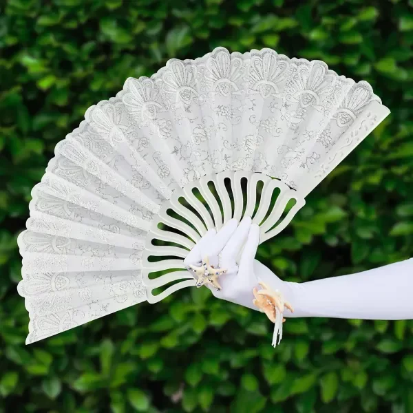 Producto - ABANICO BLANCO C/ BRILLO