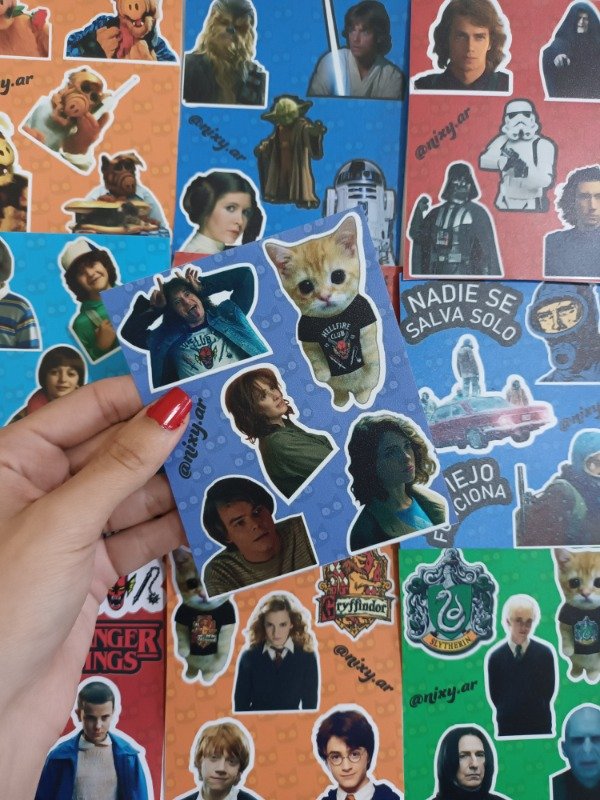 Producto - Plancha de stickers Stranger Things 3