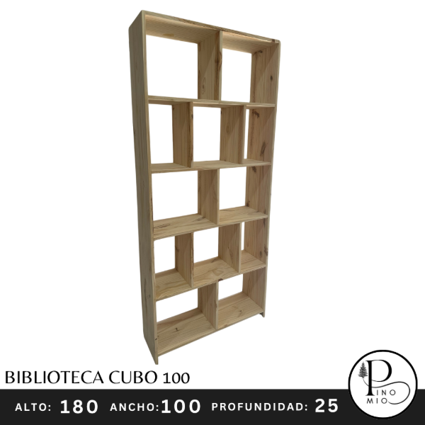 Producto - BIBLIOTECA CUBO 100