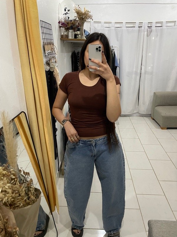 Producto - Remera basic soft Cacao