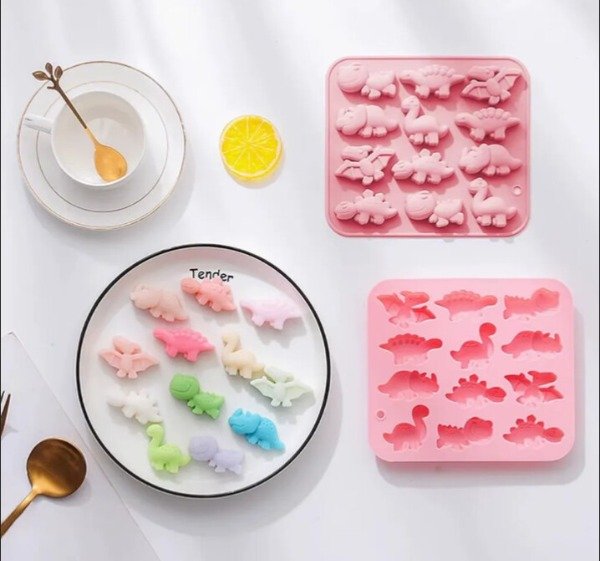 Producto - Molde 12 dinosaurios