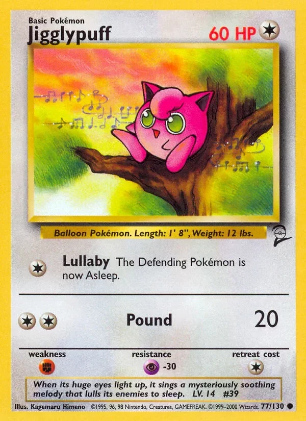Producto - Jigglypuff (77/130) [Base Set 2]
