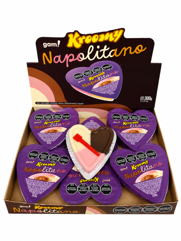 Producto - Kroomy Napolitano 3 sabores