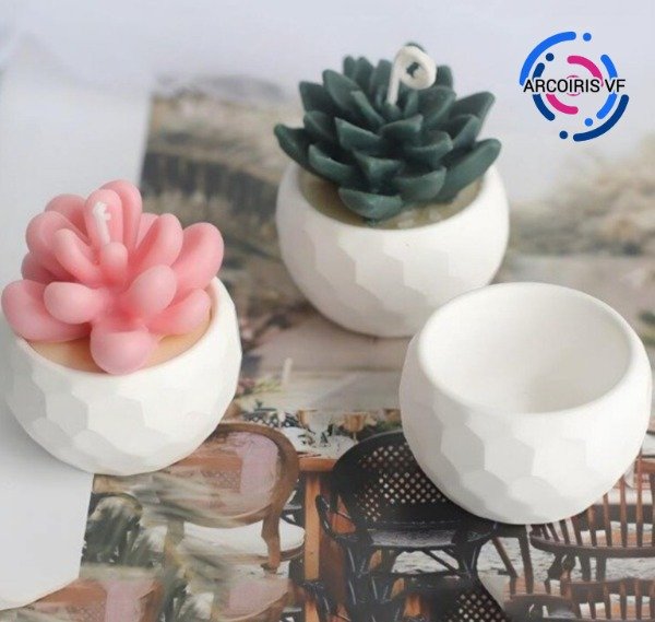 Producto - Molde mini recipiente esfera rombos