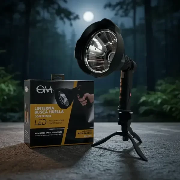 Producto - OT1059 LINTERNA REFLECTOR LED 1500 LUMENES USB RECARGABLE