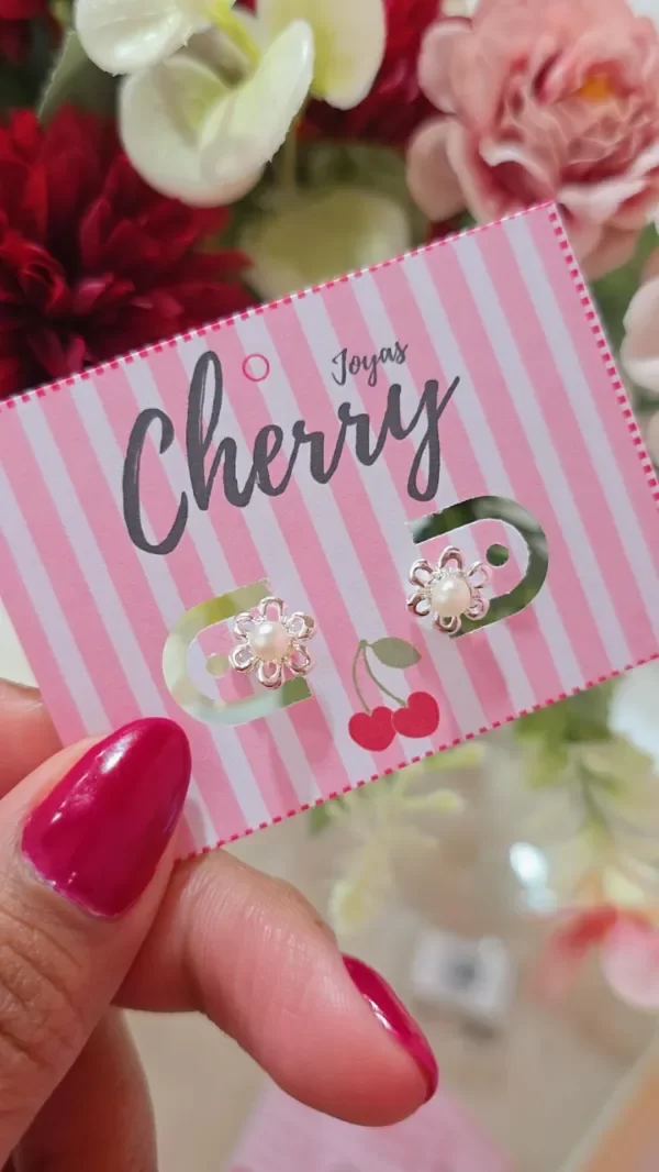 Producto - Aros flor de perla AB