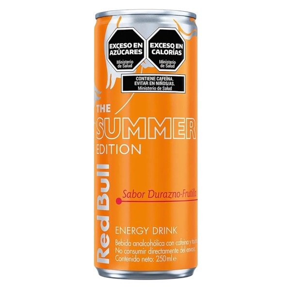 Producto - Red Bull Summer Edition Durazno - Frutilla 250ml