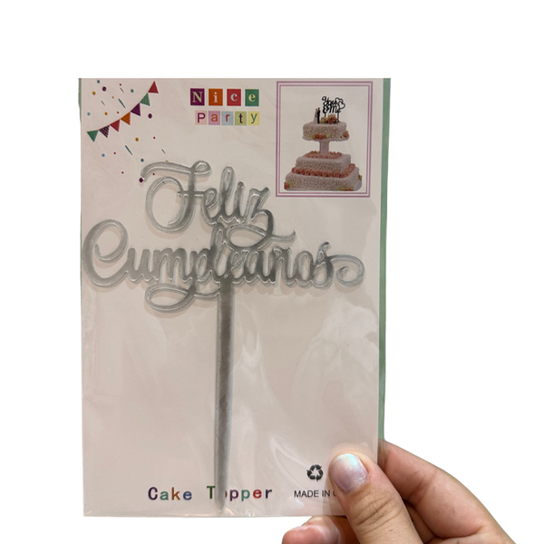 Producto - Topper Feliz Cumpleaños Varios - 5