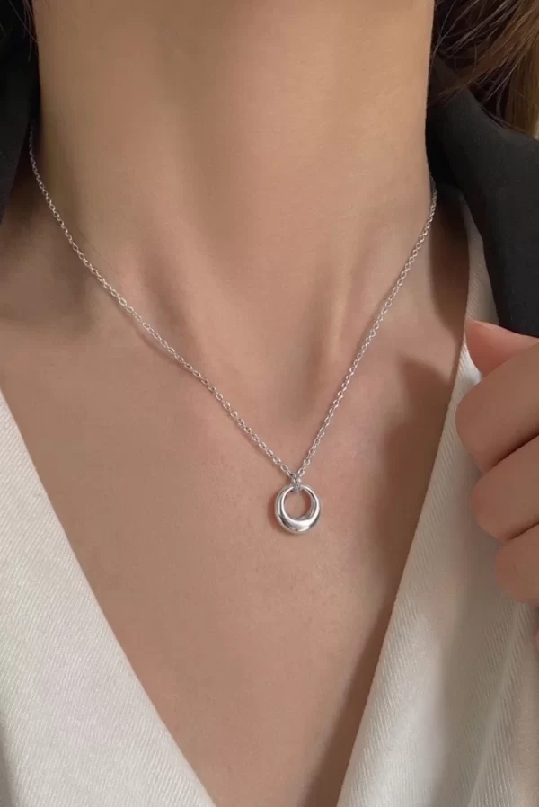 Producto - Collar Medano Plateado