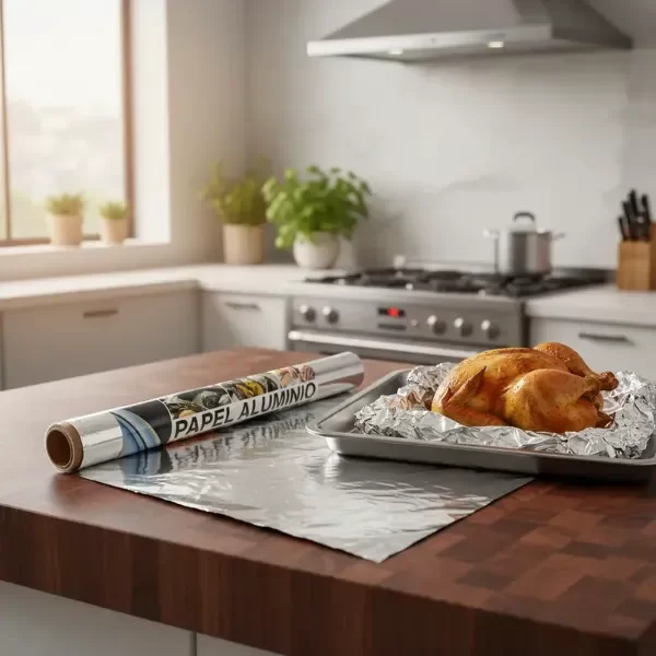 Producto - BE17475 ROLLO DE PAPEL ALUMINIO 5 METROS - 0