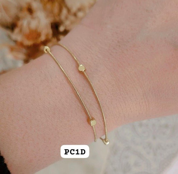 Producto - Pulsera clapton doble cubos