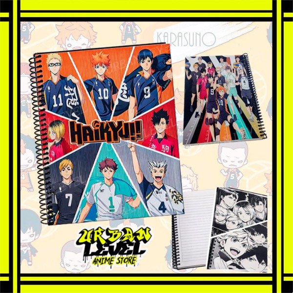 Producto - Cuaderno Haikyuu Con tapa dura
