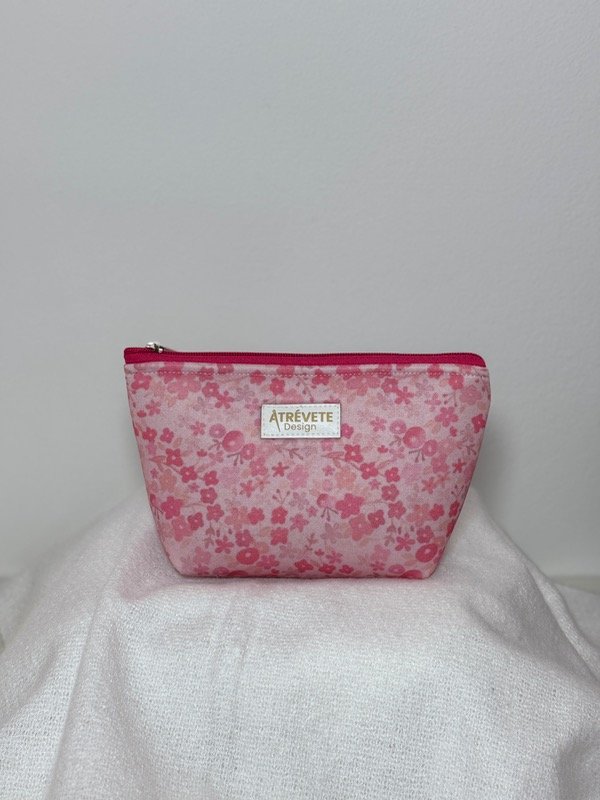 Producto - Mini Neceser Amelia - Micro flor rosa