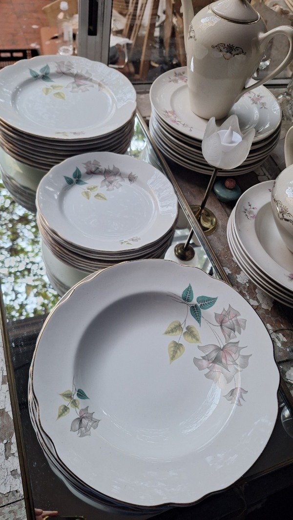 Producto - Platos playos Sajonia flores - 2