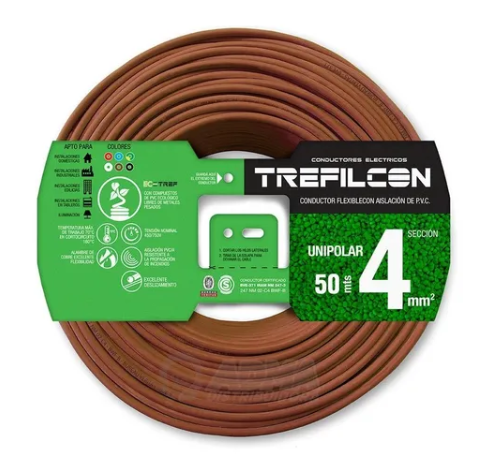 Producto - CABLE UNIPOLAR 4MM MARRON TREFILCON