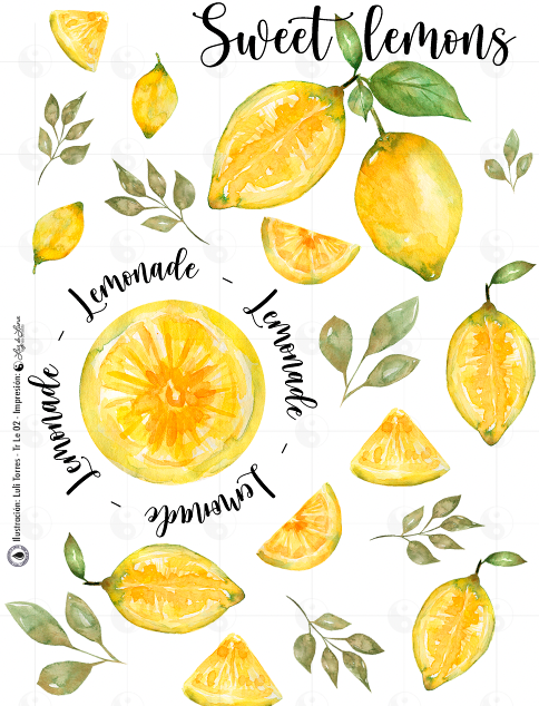 Producto - Limones Tr Le 02 Multi TRANSFER Luz de Luna