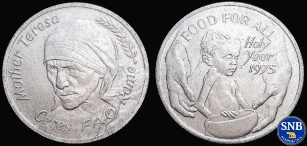 Producto - Medalla Ceres FAO - Madre Teresa de Calcuta