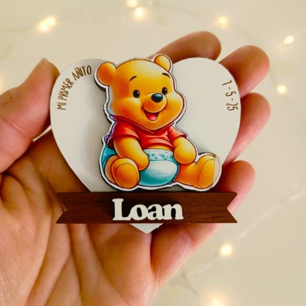 Producto - Souvenir llavero o iman personalizado - WINNIE POOH (4 modelos - Ver imágenes)