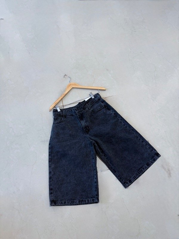 Producto - bermuda denim black 2026