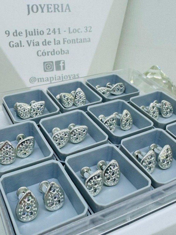 Producto - ABRIDOR GOTA CON CUBIC PLATA 925