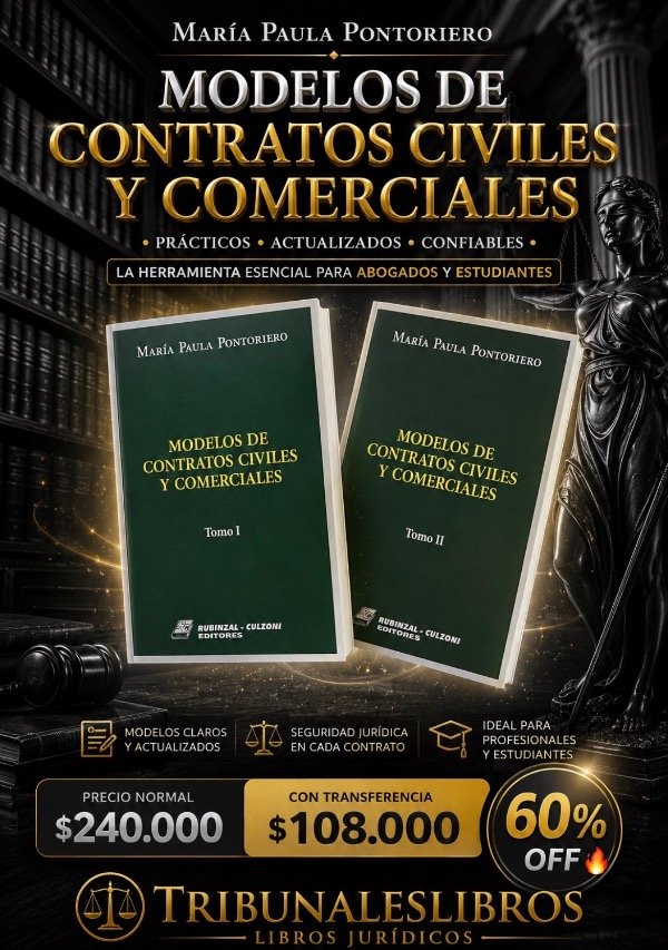 Producto - Modelos de Contratos Civiles y Comerciales .  María Paula Pontoriero (2 Tomos) - 2