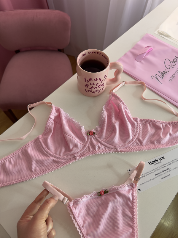 Producto - Set de morley rosa