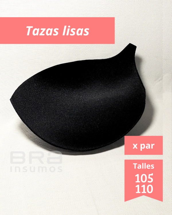 Producto - Taza Soft Lisa con bretel Negro - Talles 105, 110 (x Par)