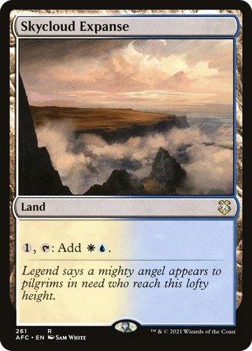 Producto - Skycloud Expanse #261  Adventures in the Forgotten Realms Commander