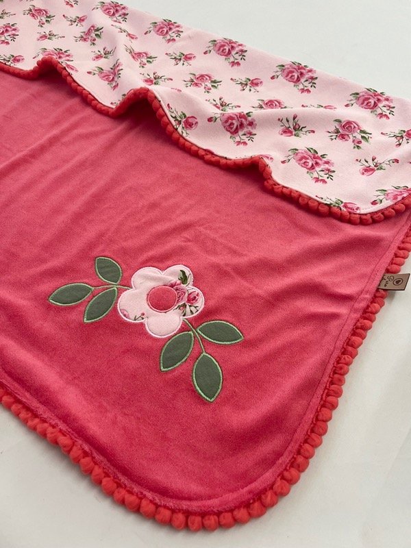 Producto - Manta flor coral