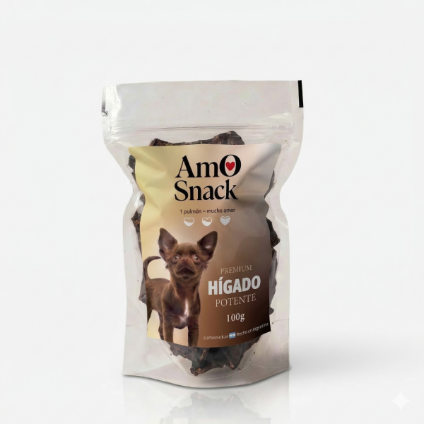 Producto - SNACK NUTRITIVO Y NATURAL Higado Potente 100 Grs - Amo Snack