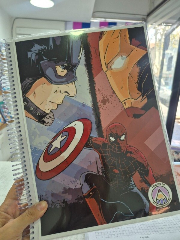 Producto - Cuaderno Vengadores A4 90 hojas Ingenio